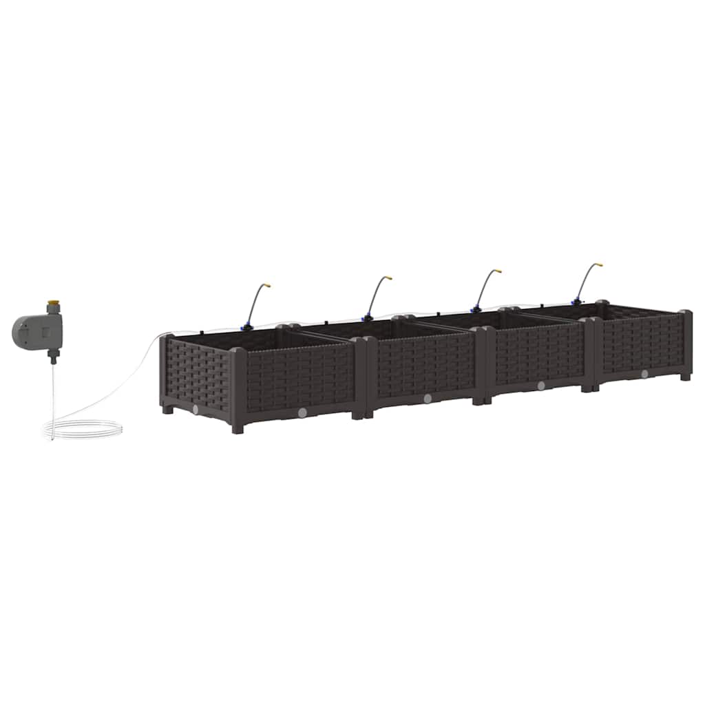 Garten-Pflanzgefäß 4 Stk. Pp