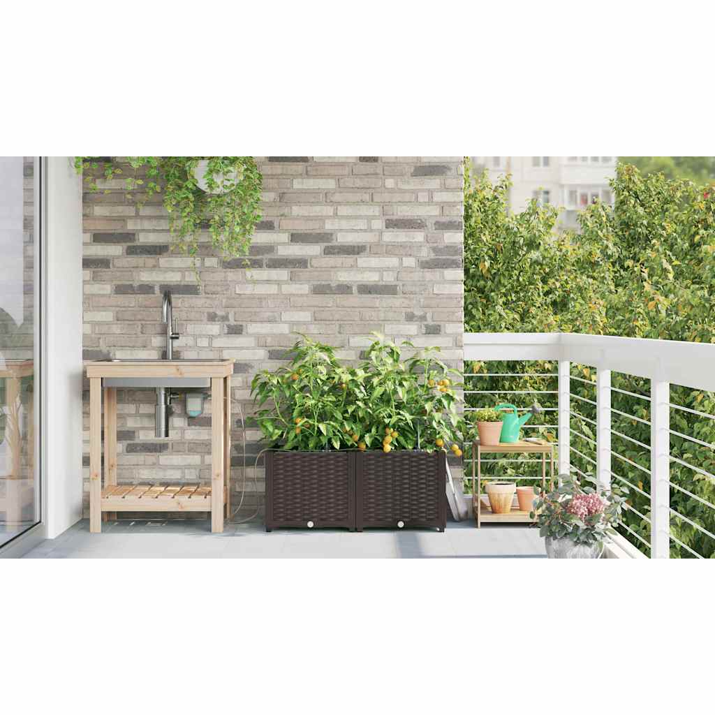 Garten-Pflanzgefäß 2 Stk. Pp