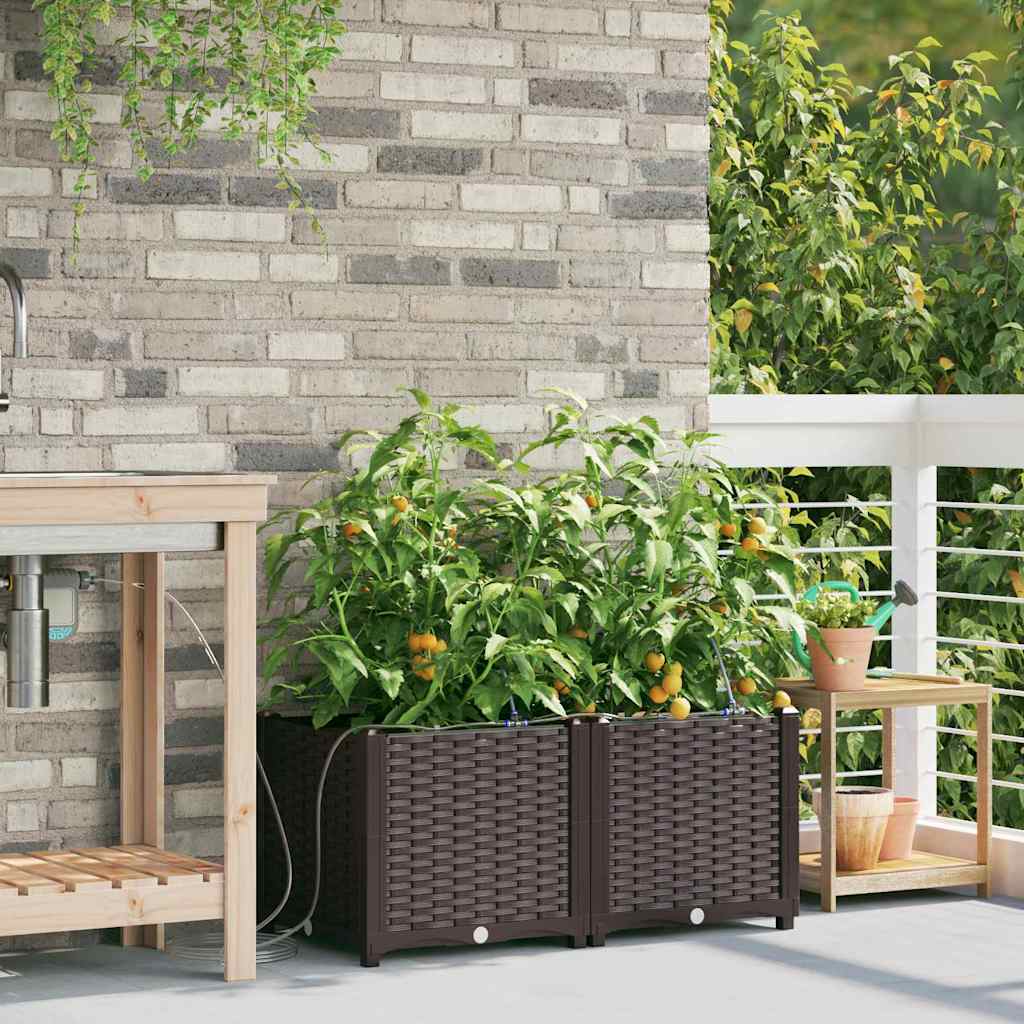 Garten-Pflanzgefäß 2 Stk. Pp