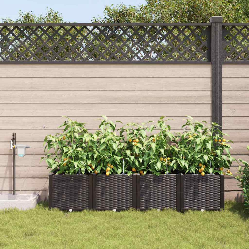 Garten-Pflanzgefäß 4 Stk. Pp