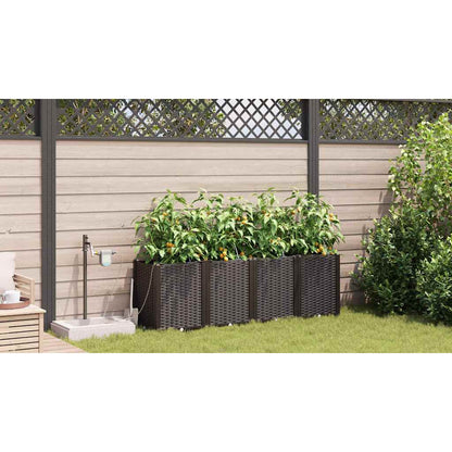Garten-Pflanzgefäß 4 Stk. Pp