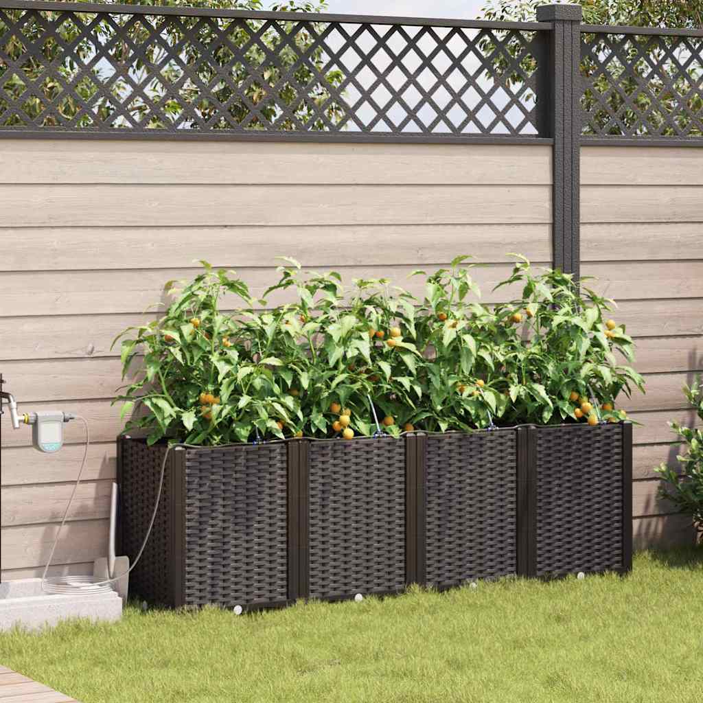 Garten-Pflanzgefäß 4 Stk. Pp