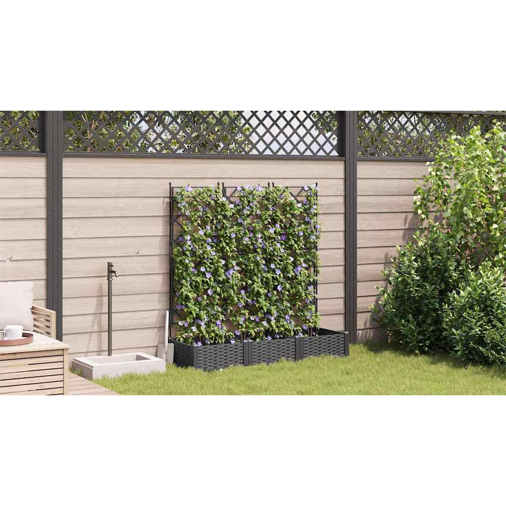 Garten-Pflanzgefäß 3 Stk. Pp