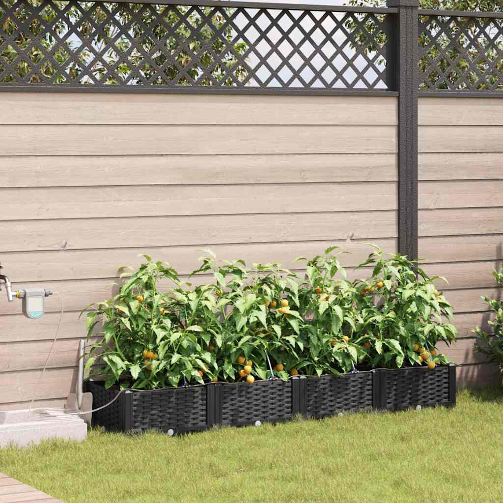 Garten-Pflanzgefäß 4 Stk. Pp