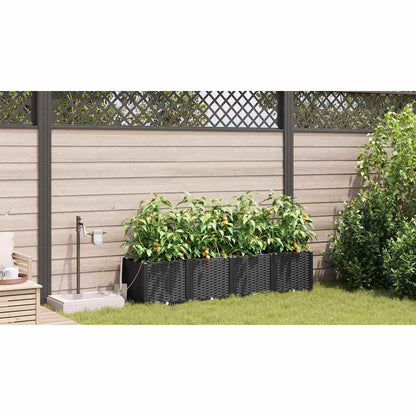 Garten-Pflanzgefäß 4 Stk. Pp