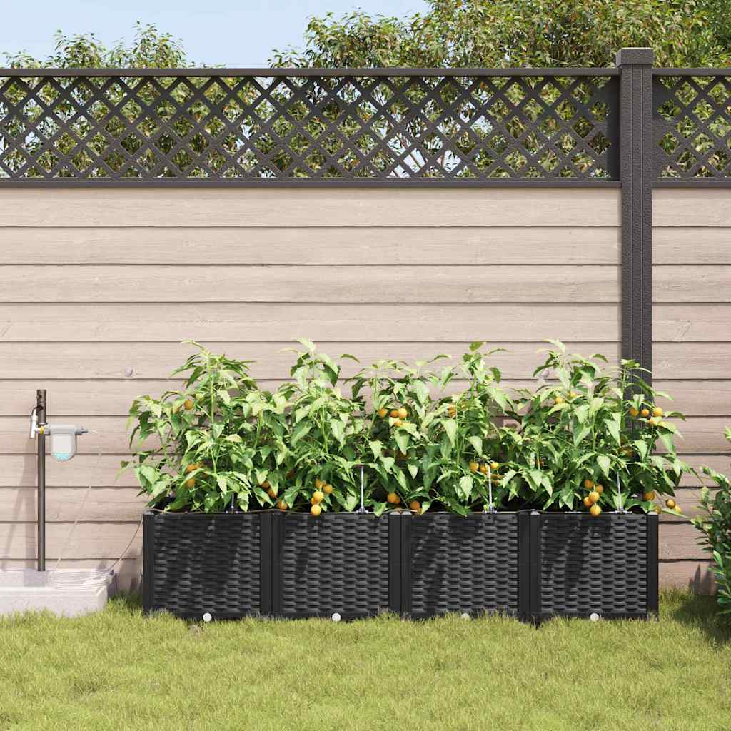 Garten-Pflanzgefäß 4 Stk. Pp