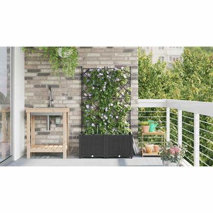 Garten-Pflanzgefäß 2 Stk. Pp