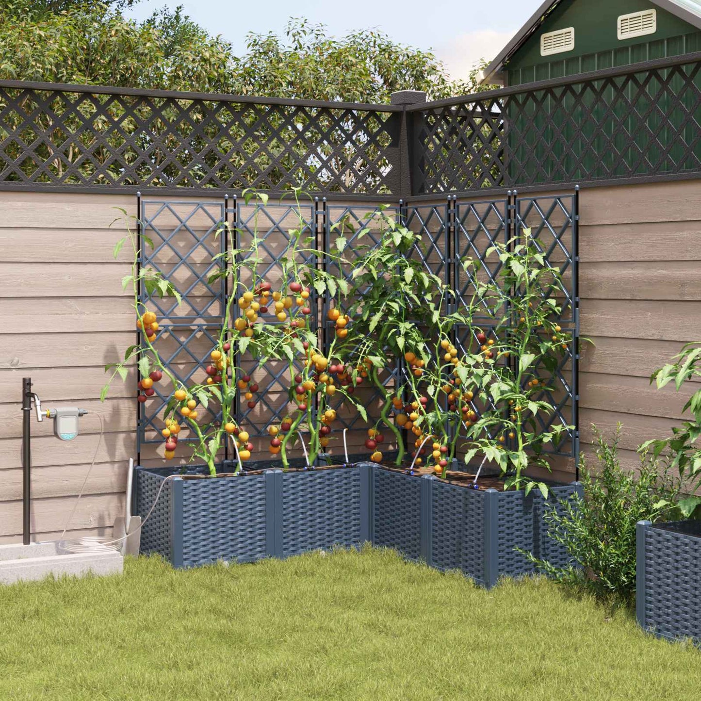 Garten-Pflanzgefäß 3 Stk. Pp