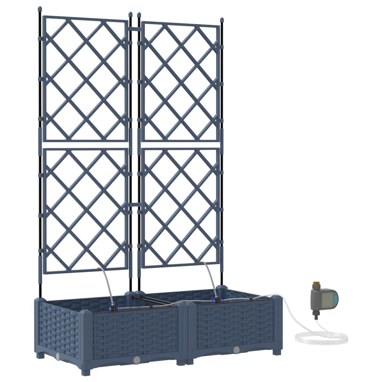 Garten-Pflanzgefäß 2 Pcs Kunststoff