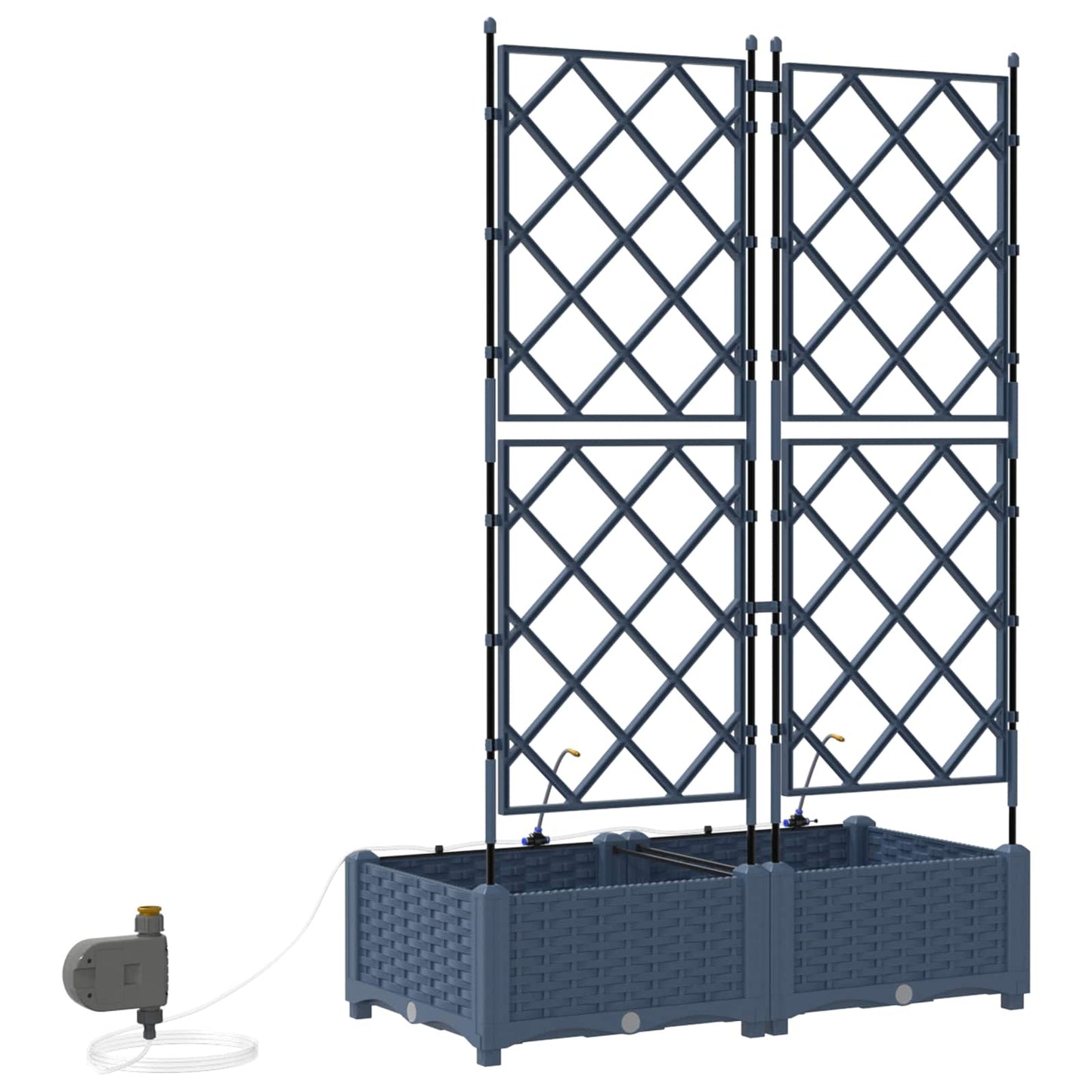 Garten-Pflanzgefäß 2 Pcs Kunststoff