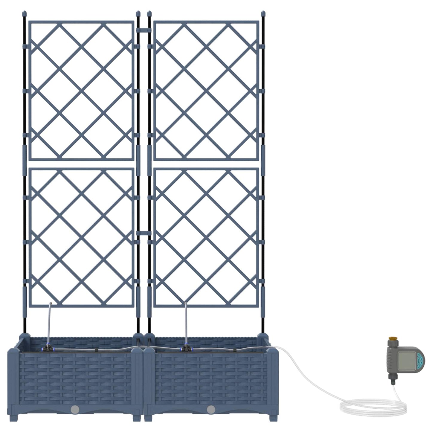 Garten-Pflanzgefäß 2 Pcs Kunststoff