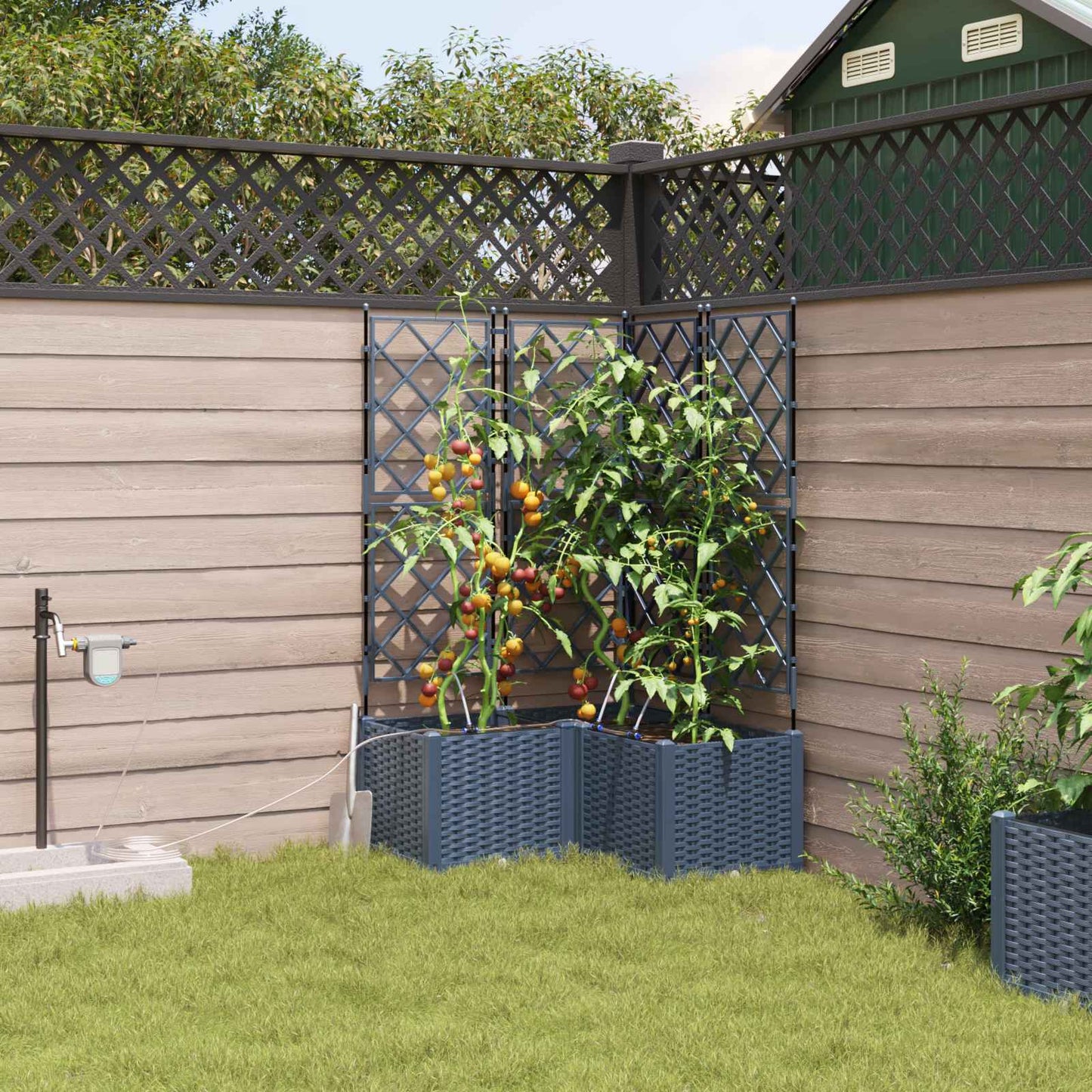 Garten-Pflanzgefäß 3 Stk. Pp