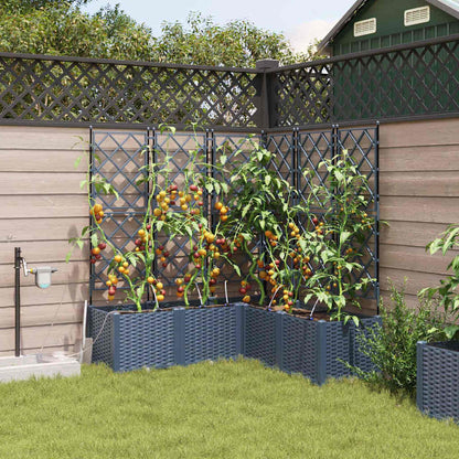 Garten-Pflanzgefäß 5 Stk. Pp