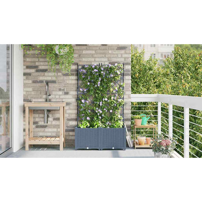 Garten-Pflanzgefäß 2 Stk. Pp