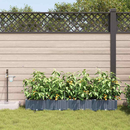 Garten-Pflanzgefäß 4 Stk. Pp
