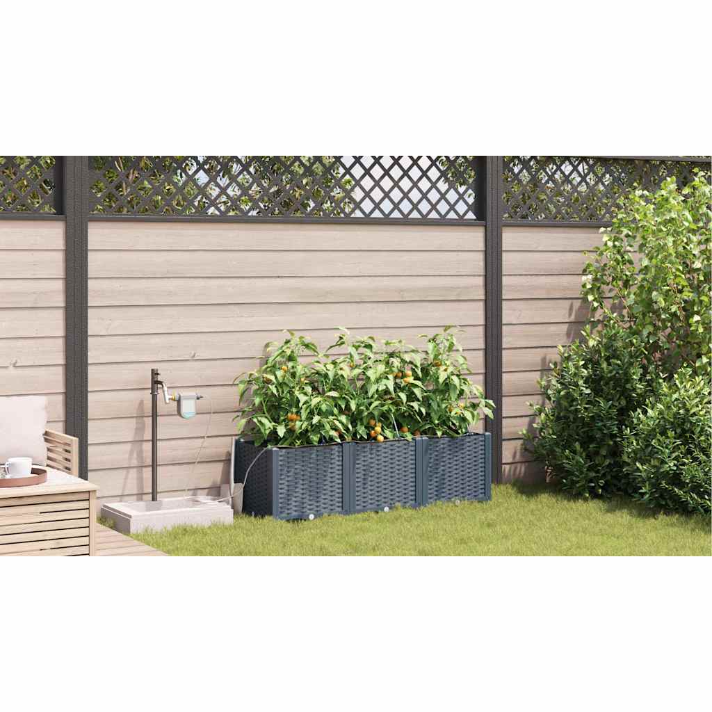 Garten-Pflanzgefäß 3 Stk. Pp