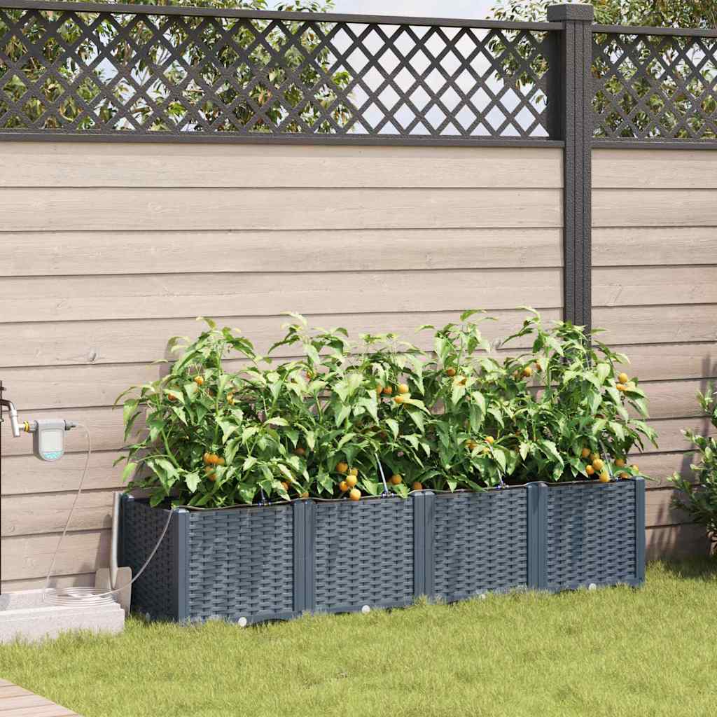Garten-Pflanzgefäß 4 Stk. Pp