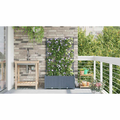 Garten-Pflanzgefäß 2 Stk. Pp