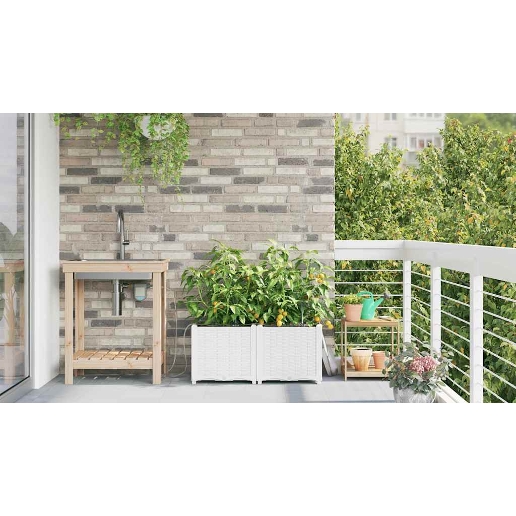 Garten-Pflanzgefäß 2 Stk. Pp