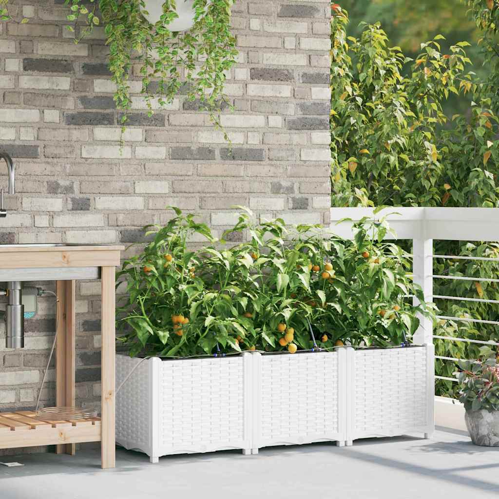 Garten-Pflanzgefäß 3 Stk. Pp