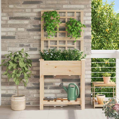Garten-Pflanzgefäß Beige