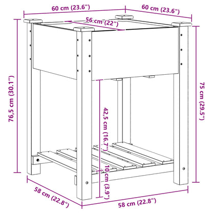 Garten-Pflanzgefäß Beige