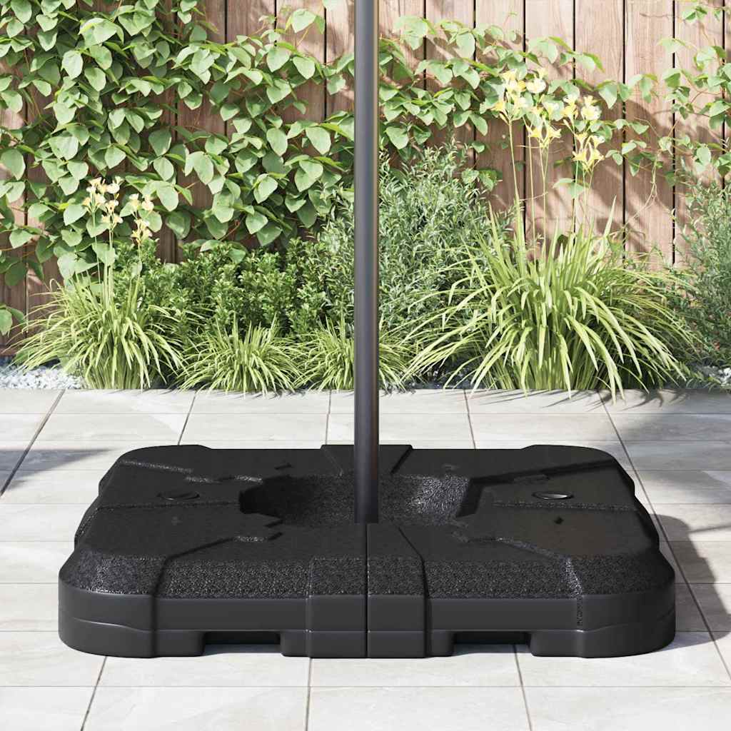 Basis Für Freischwinger-Sonnenschirm Schwarz