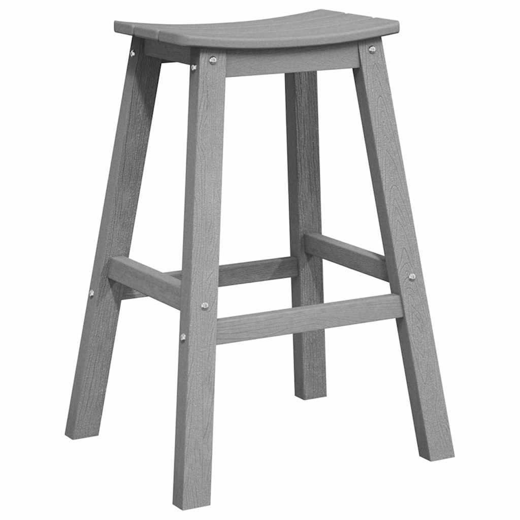 Garten Bar Set 4 Pcs Hellgrau Hdpe
