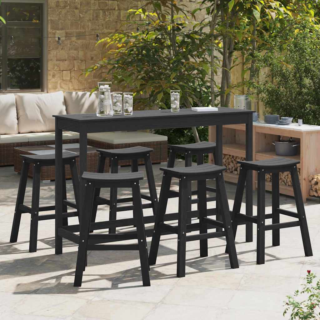Garten Bar Set 6 Pcs Hdpe