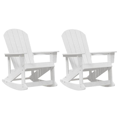 Adirondack Schaukelstühle 2 Pcs Hdpe