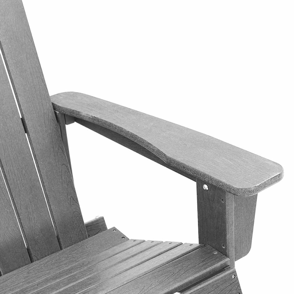 Adirondack Schaukelstühle 2 Pcs Hellgrau Hdpe
