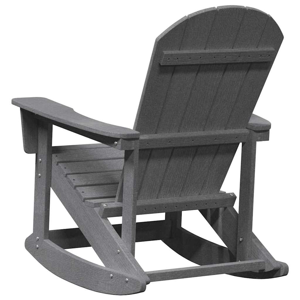 Adirondack Schaukelstühle 2 Pcs Hellgrau Hdpe