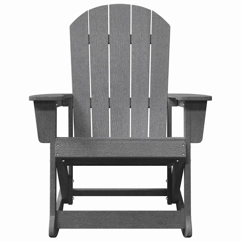 Adirondack Schaukelstühle 2 Pcs Hellgrau Hdpe