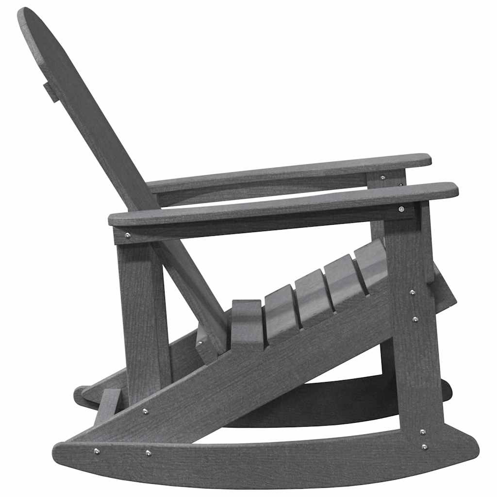 Adirondack Schaukelstühle 2 Pcs Hellgrau Hdpe