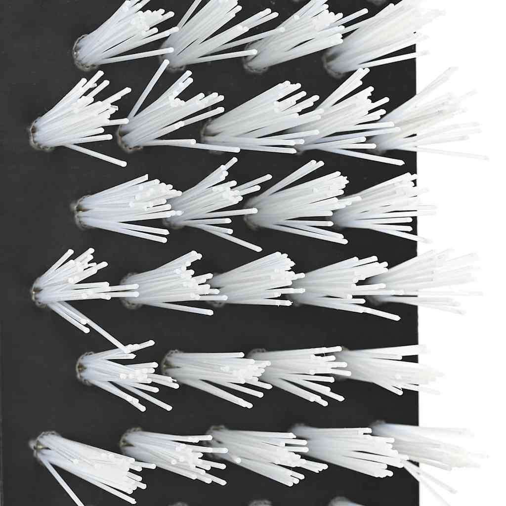 Kühbürste Verstellbar Schwarz Und 84 X 10 X 91 Cm Pvc