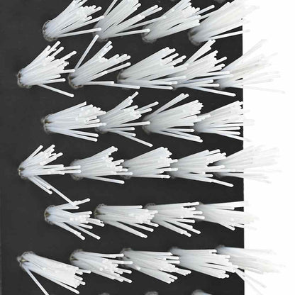 Kühbürste Verstellbar Schwarz Und 84 X 10 X 91 Cm Pvc