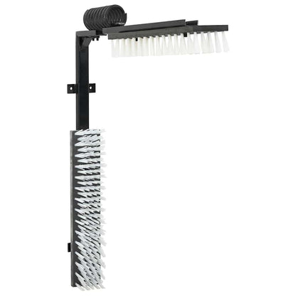 Kühbürste Verstellbar Schwarz Und 84 X 10 X 91 Cm Pvc
