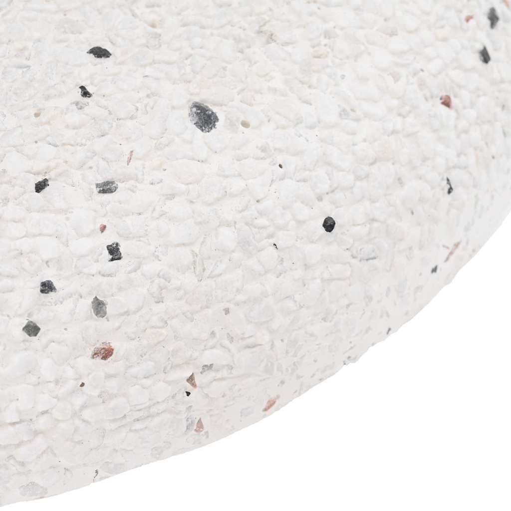 Sonnenschirmständer 20,9Kg Weiß Beton Rund