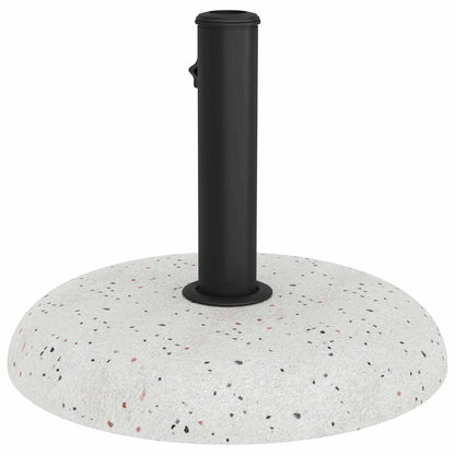 Sonnenschirmständer 20,9Kg Weiß Beton Rund
