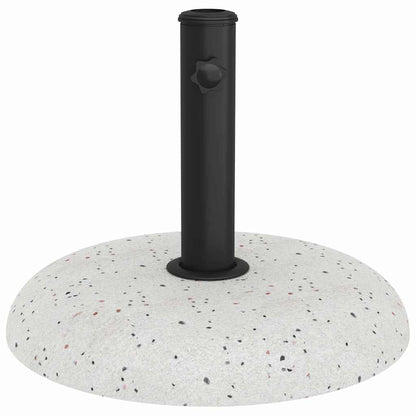 Sonnenschirmständer 20,9Kg Weiß Beton Rund