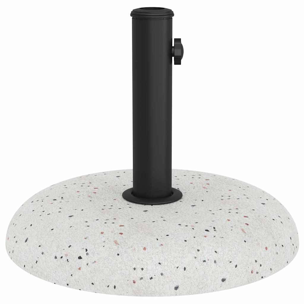 Sonnenschirmständer 20,9Kg Weiß Beton Rund