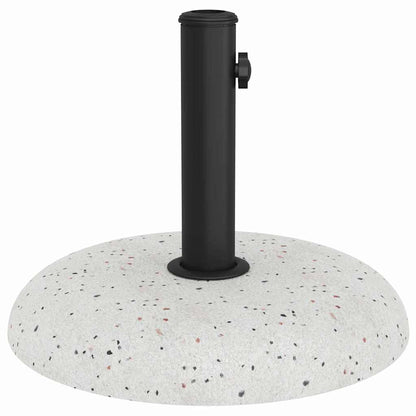 Sonnenschirmständer 20,9Kg Weiß Beton Rund