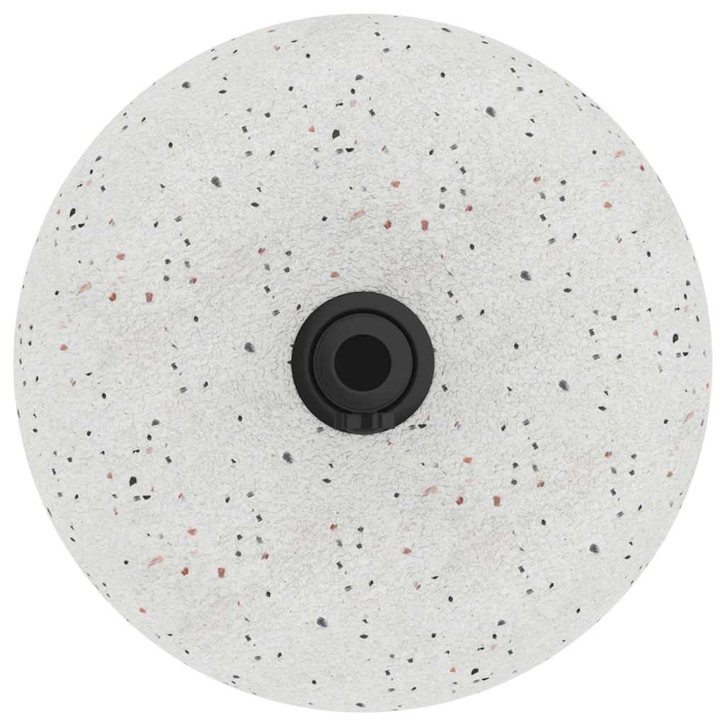 Sonnenschirmständer 20,9Kg Weiß Beton Rund
