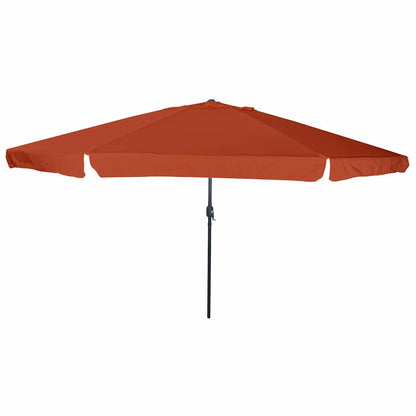Garten-Sonnenschirm 394 X 394 X 248 Cm Polyester Und Stahl