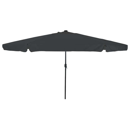 Garten-Sonnenschirm 395 X 395 X 245 Cm Polyester Rund Blau