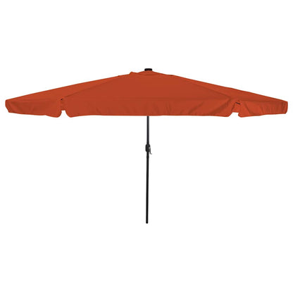 Garten-Sonnenschirm 395 X 395 X 245 Cm Polyester Rund Blau