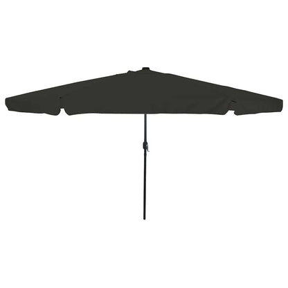 Garten-Sonnenschirm 395 X 395 X 245 Cm Polyester Rund Blau