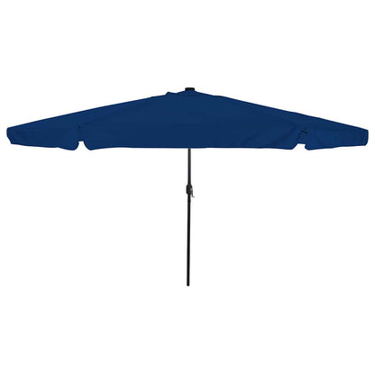 Garten-Sonnenschirm 395 X 395 X 245 Cm Polyester Rund Blau