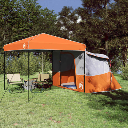 Camping-Zelt-Set 2 Pcs Grau Und Taffeta Und Stoff