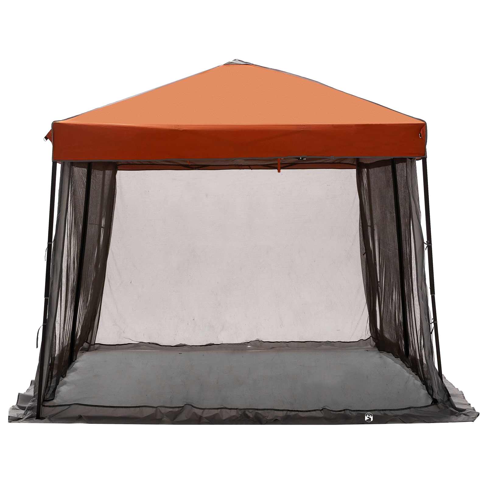 Camping-Zelt-Set 2 Pcs Grau Und Taffeta Und Stoff